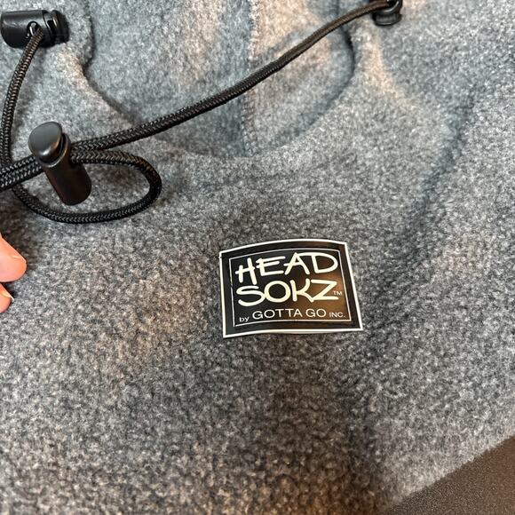 HEAD SOKZ by Gotta go Inc. head and neck cover one size Dark Grey Made In USA - Picture 2 of 7